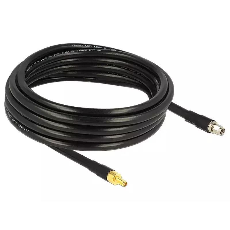 DeLOCK coaxkabel 5 m RP-SMA/RP-SMA