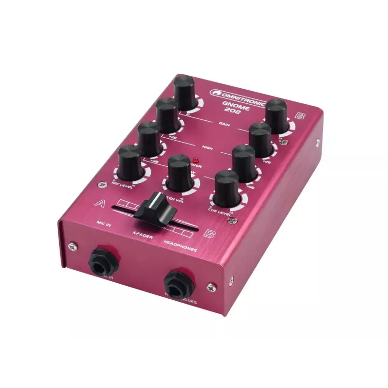 Omnitronic GNOME-202 2 kanalen 20 - 20000 Hz rood