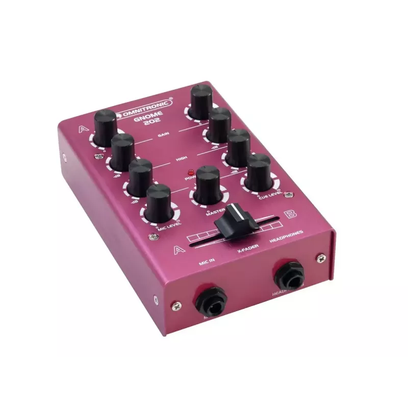 Omnitronic GNOME-202 2 kanalen 20 - 20000 Hz rood