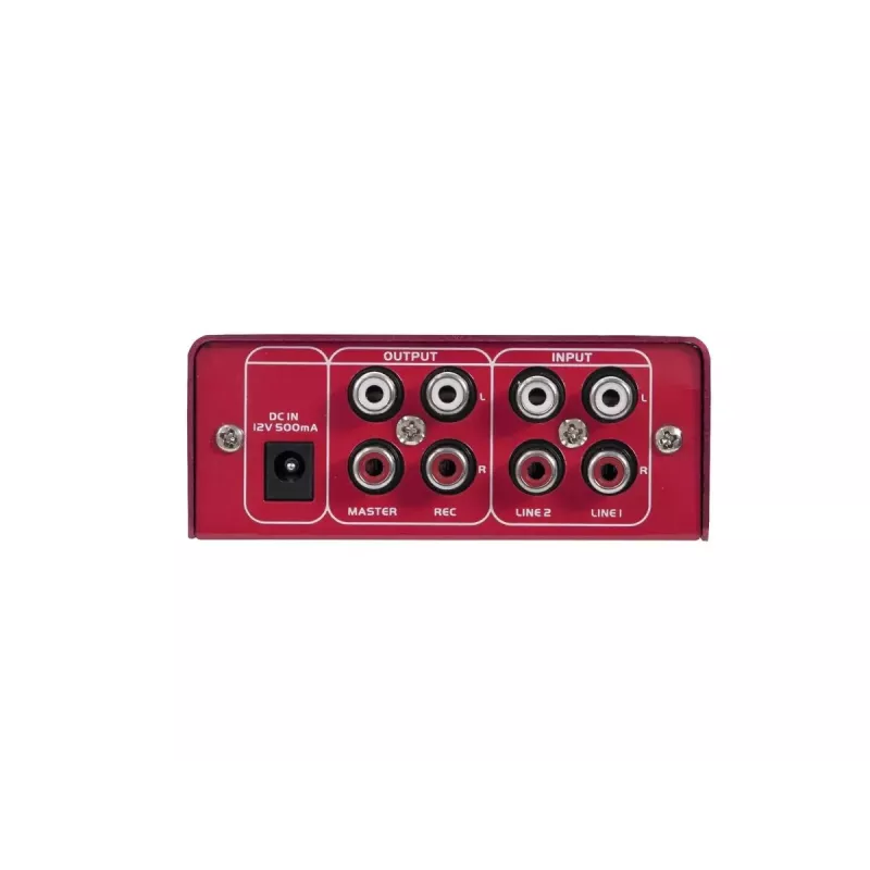 Omnitronic GNOME-202 2 kanalen 20 - 20000 Hz rood