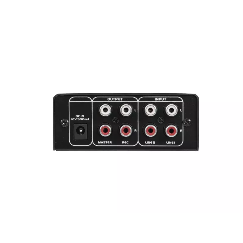Mixer Omnitronic GNOME-202 2 kanalen 20 - 20000 Hz zwart