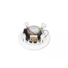 Full range luidspreker Omnitronic 80710210 wit bedraad 5 W