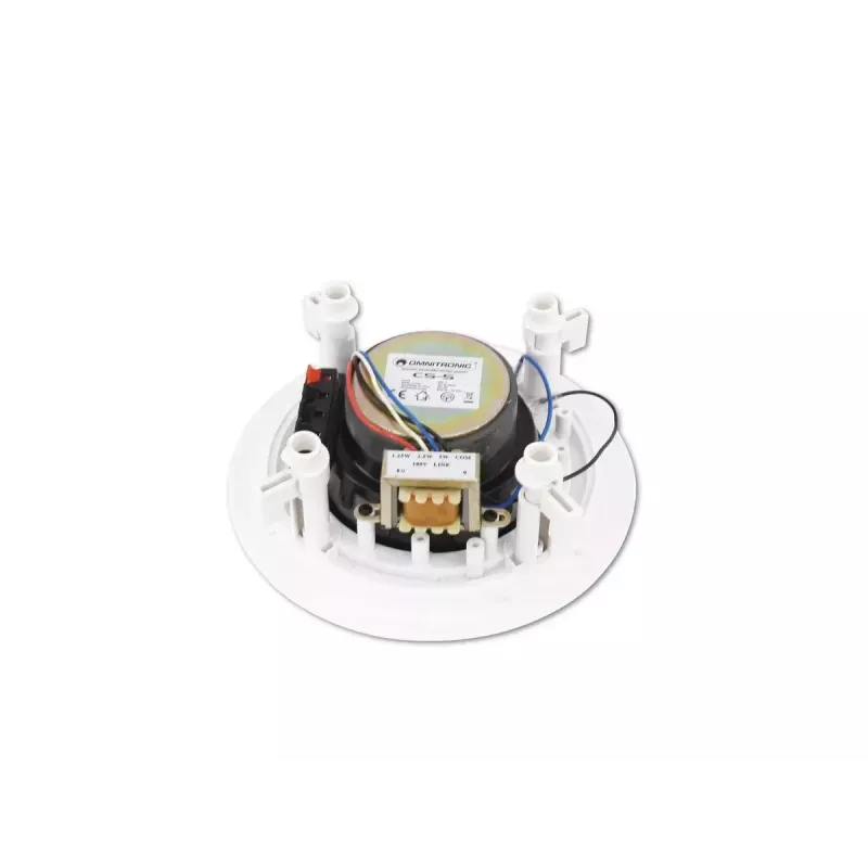 Full range luidspreker Omnitronic 80710210 wit bedraad 5 W