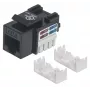 Intellinet 210720 Cat6 keystone-aansluiting, UTP, RJ-45 female, LSA, zwart