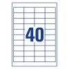 Zelfklevend etiket rechthoek AVERY 6126