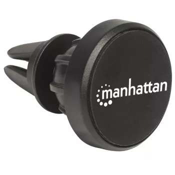 Manhattan magnetische auto-ventilatieroosterhouder, verstelbare clipbevestiging, snel aanbrengen en verwijderen, antislip oppervlak, zwart, levenslange garantie