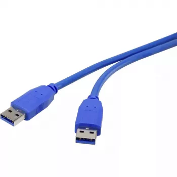 USB-kabel Renkforce RF-4369446 USB 3.2 Gen 1 1 m blauw