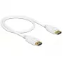 DisplayPort-kabel DeLOCK 85507 0,5 m wit