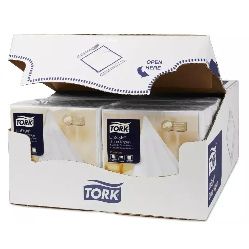 Papieren servetten Tork 478711 wit 50 stuks