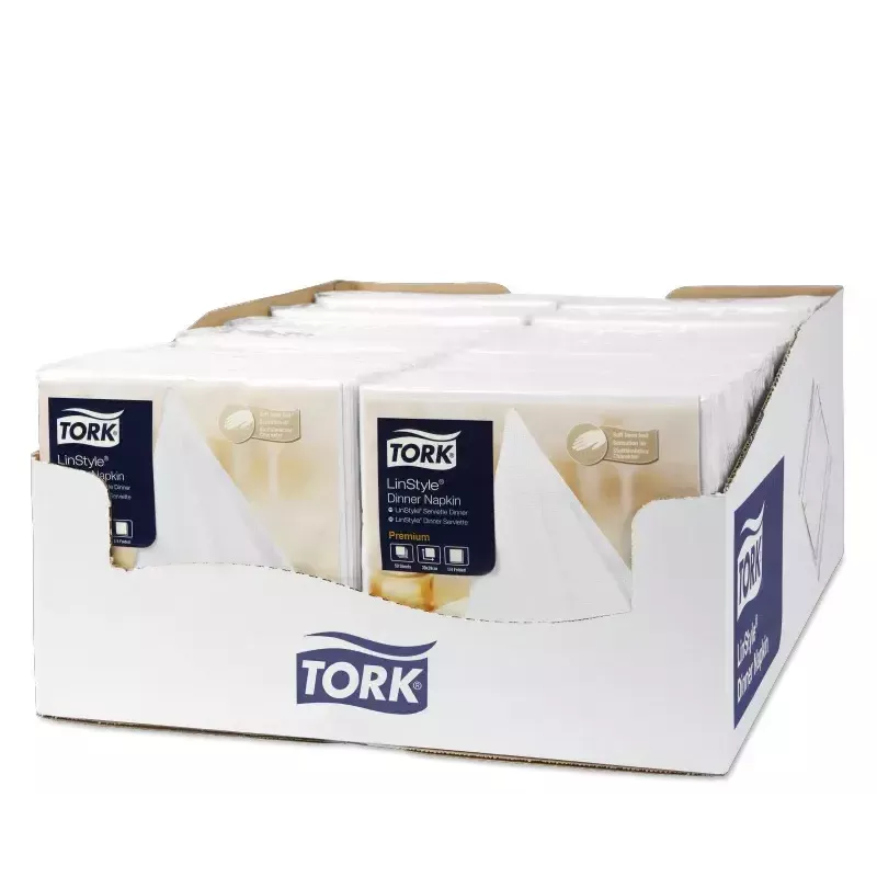 Papieren servetten Tork 478711 wit 50 stuks