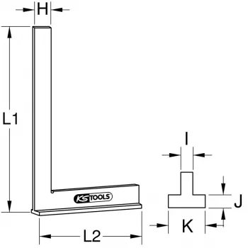 KS Tools hoek 300.0313 gewicht 185 g