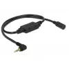 Audiokabel Navilock 62881 0,52 m 2,5 mm zwart