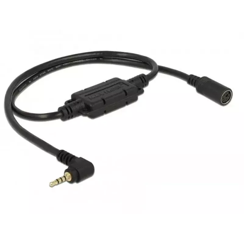 Audiokabel Navilock 62881 0,52 m 2,5 mm zwart