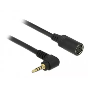 Audiokabel Navilock 62881 0,52 m 2,5 mm zwart