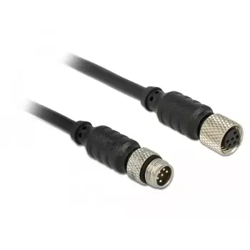 Seriële kabel Navilock 62971 zwart 1 m M8