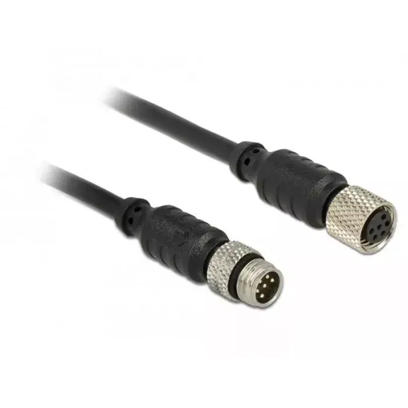 Seriële kabel Navilock 62971 zwart 1 m M8