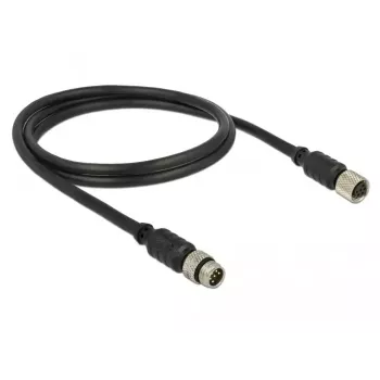 Seriële kabel Navilock 62971 zwart 1 m M8