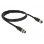 Seriële kabel Navilock 62971 zwart 1 m M8