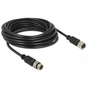 Seriële kabel Navilock 62974 zwart 5 m M8