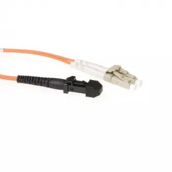 ACT 3 meter LSZH multimode 62,5/125 OM1 glasvezel-patchkabel duplex met MTRJ- en LC-stekkers