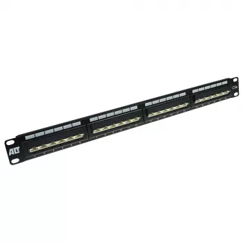 Patchpanel 24-poorts onafgeschermd 45° ACT P24AK1