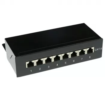 ACT FA6001 opbouwdoos afgeschermd 8 poorten CAT6