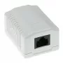 Opbouwdoos ACT 1-poorts CAT5E onafgeschermd, 39×29,5×54 mm