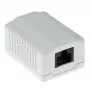 Opbouwdoos ACT 1-poorts onafgeschermd CAT6, 39×54×29.5 mm
