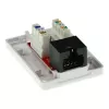 Opbouwdoos ACT 1-poorts onafgeschermd CAT6, 39×54×29.5 mm