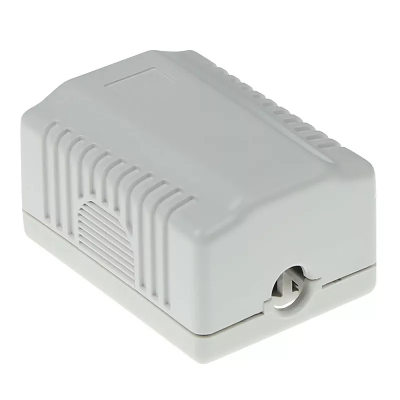 Opbouw afgeschermde aansluitdoos ACT FA5005 voor 1× CAT5E-bus, 39×29,5×54 mm