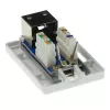 Opbouw afgeschermde aansluitdoos ACT FA5005 voor 1× CAT5E-bus, 39×29,5×54 mm