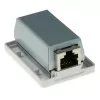 Opbouw afschermdoos ACT CAT6, 1-poorts, 39×54×29,5 mm