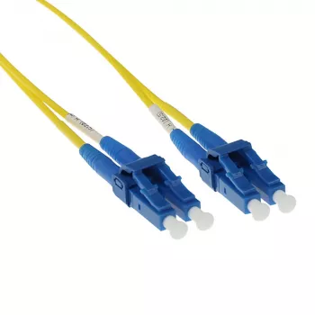 ACT 1 meter LSZH Singlemode 9/125 OS2 short-boot glasvezel-patchkabel duplex met LC-stekkers