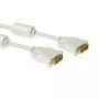 ACT AK3620 hoogwaardige DVI-D Single Link-kabel male-male, 1,8 m, ivoor