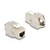 Delock 86050 keystonemodule RJ45-aansluiting Cat.6A STP, 4 stuks