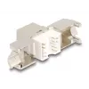 Delock 86050 keystonemodule RJ45-aansluiting Cat.6A STP, 4 stuks