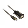 ACT AC6002 seriële kabel DB-9, 1,5 m, zwart