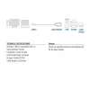 ACT AC6002 seriële kabel DB-9, 1,5 m, zwart