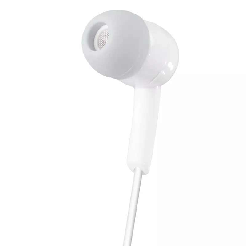 Hama Gloss hoofdtelefoon bedraad in-ear muziek grijs, wit