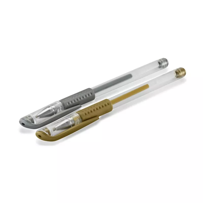 Hama Classic gelpen met dop goud, zilver 2 stuks