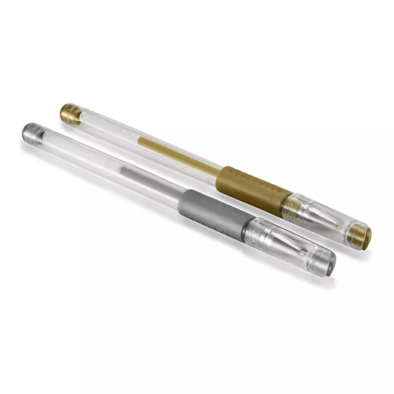 Hama Classic gelpen met dop goud, zilver 2 stuks