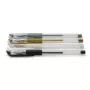 Hama Classic gelpen met dop zwart, goud, zilver, wit 4 stuks