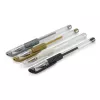 Hama Classic gelpen met dop zwart, goud, zilver, wit 4 stuks