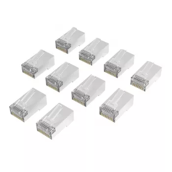 Hama 00200772 netwerkkabel zilver, transparant Cat6a