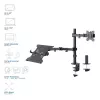 ACT AC8305 laptopstandaard en monitorarm, 15,6 inch (39,6 cm), zwart