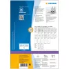 Zelfklevende printeretiketten HERMA 10740 wit 19,2x6,1 cm 320 etiketten