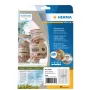 Zelfklevende etiketten HERMA 10750 rechthoekig permanent bruin 3780 stuks