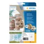 Zelfklevend etiket HERMA 10752 rechthoek permanent bruin 640 stuks