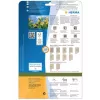 HERMA 10753 zelfklevend etiket rechthoek permanent bruin 480 stuks