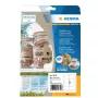 Zelfklevende etiketten HERMA 10755 rechthoekig permanent bruin 160 stuks